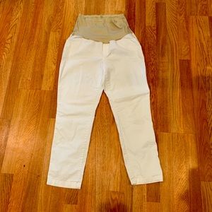 Gap Maternity Twill cropped pant